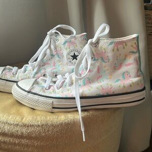 Unicorn converse chuck Taylor high tops